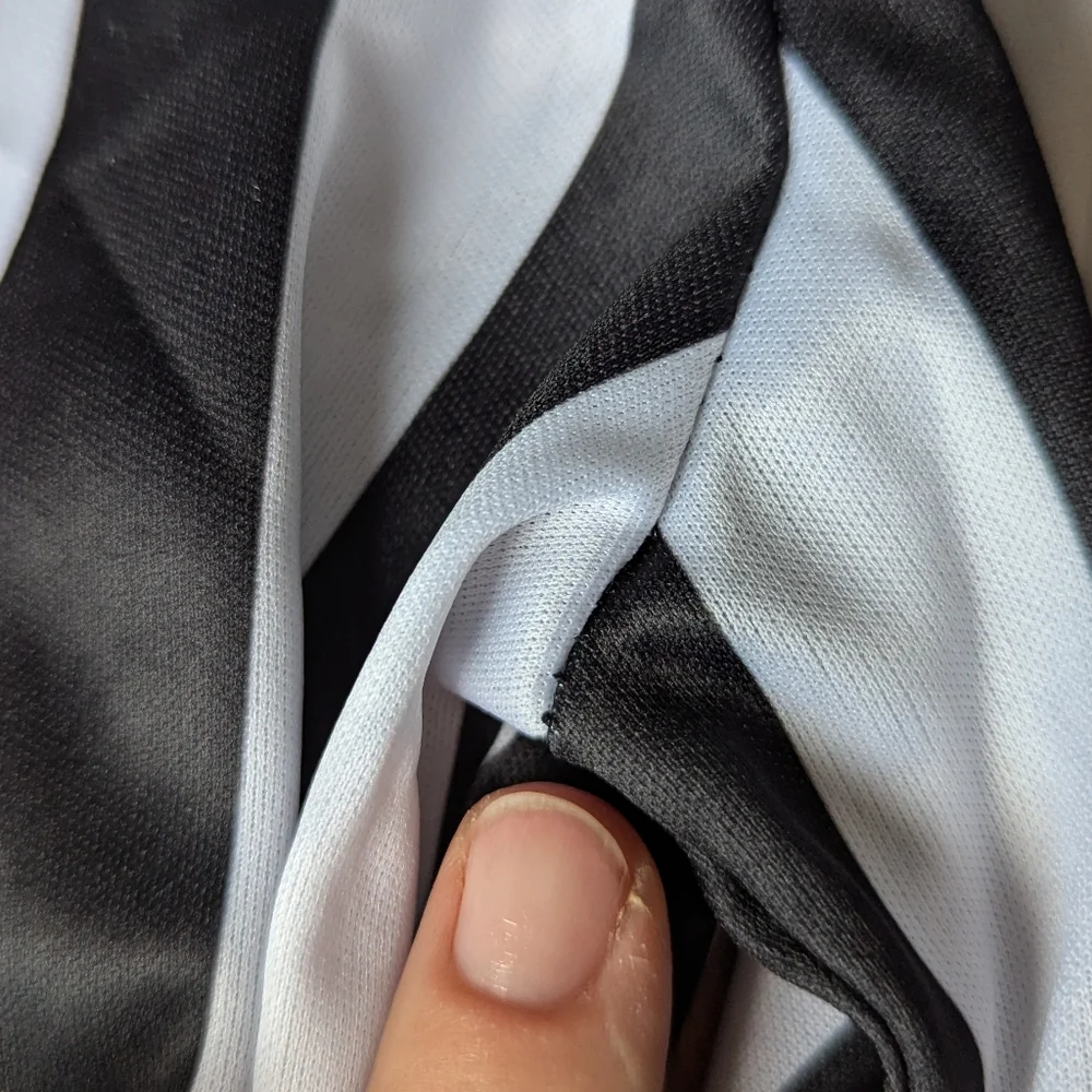Hyde & Eek! Black & White Striped Jumpsuit Children's Large NIB